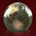 Marble Globe Award/ Green - 3"